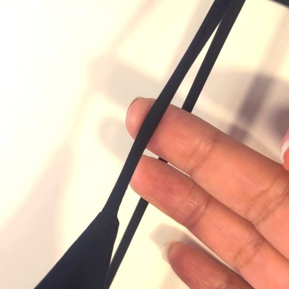 Elegant Navy Slim Fit Dress Size Small - Picture 5 of 10